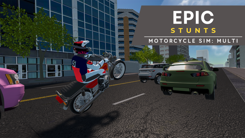 Motorcycle Sim: Multi gameplay screenshot.